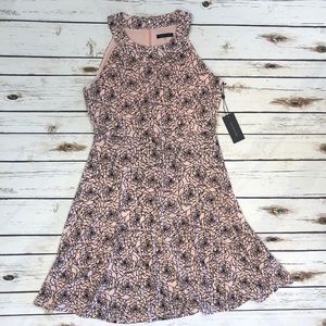 Tommy Hilfiger Printed Lace Fit & Flare Dress